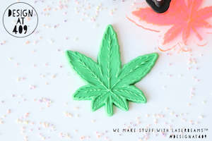 Marijuana Leaf Stamp & Cutter