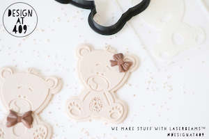 Teddy Bear Raised Stamp & Cutter