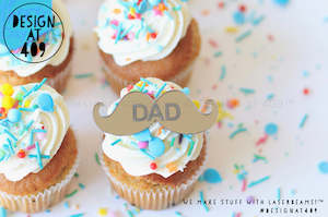 Shaped Happy Father's Day / Dad Celebration Cake Dots