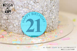 Happy Birthday/Hari Huritau/ Rā Whānau With Age Mirror Dot