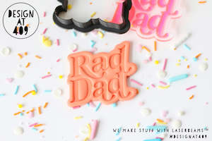 Small Rad Dad Stamp & Cutter