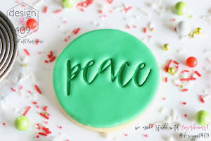 Christmas Stamps: Peace Acrylic Embosser Stamp
