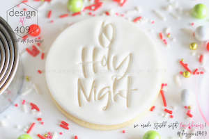 Christmas Stamps: O Holy Night Acrylic Embosser Stamp