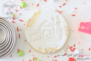 Christmas Stamps: Nativity Scene Acrylic Embosser Stamp