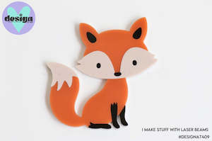 Mini: Fox Layered Cake Charm