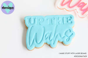Limited Edition Embossing Stamps Cutters: Up The Wahs Stamp & Cutter