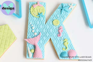 XL Alphabet Letters Shape Cookie Cutter (3 sizes)