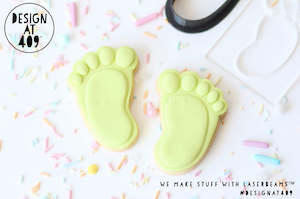 Baby Feet Cookie Cutters and/or Reversible Press Stamp