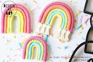 Rainbow 2 Shape Cookie Cutter (4 sizes)