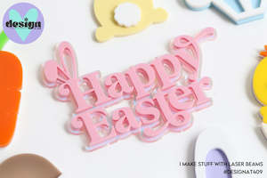 Cake Names: Happy Easter 2 Layered Cake Name
