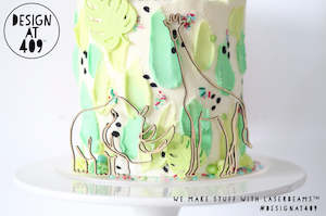 Animal Theme Acrylic Line Drawings (options available)