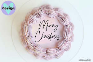 Home: Merry Christmas Cake Words (options available)