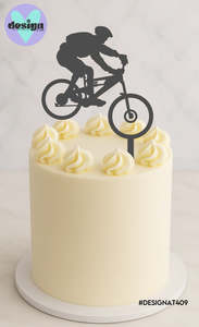 Mountain Biker Cake Topper - 2 Sizes Available