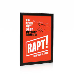 Poster Displays Accessories: Waterproof Black Snap Frame - Various Sizes