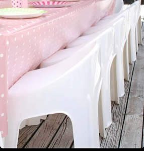 White kids chairs