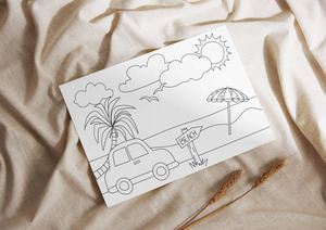 Colour the Adventure Worksheet
