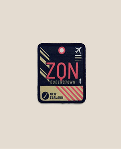 Iron-on Patch - Airport Code ZQN DESIGNBYLEONARD