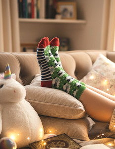 Socks - Retro Sheep DESIGNBYLEONARD