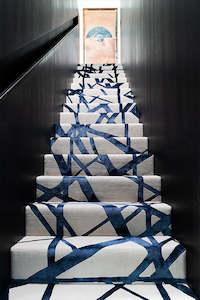 Geometric: KELLY WEARSTLER | CHANNELS INDIGO RUNNER