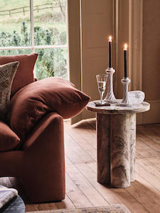 Coffee Side Tables: TISBURY SIDE TABLE | FANTASY BROWN