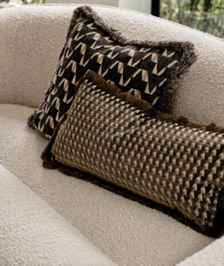 CHARIS OBLONG CUSHION | OCHRE