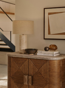 Table Lamps: REMI STONE TABLE LAMP | MEDIUM