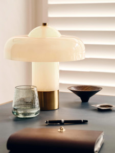 Table Lamps: GIOVANNI TABLE LAMP | CREAM