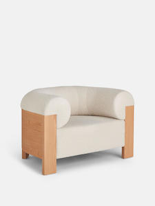 ELDON ARMCHAIR | OAK BOUCLE NATURAL