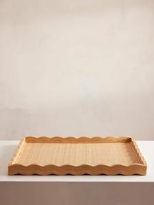 Decor: PANGBOURNE RATTAN OTTOMAN TRAY |  OVERSIZED