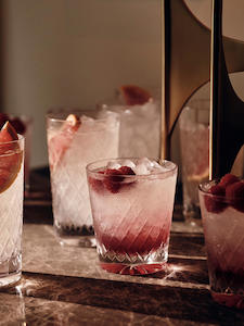 BARWELL CUT CRYSTAL ROCKS GLASS | SET OF FOUR