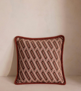 VENDE SQUARE CUSHION | RUST