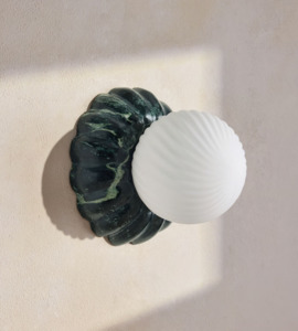 Soho Home Lighting: FLORIA WALL LIGHT | GUATEMALA MARBLE