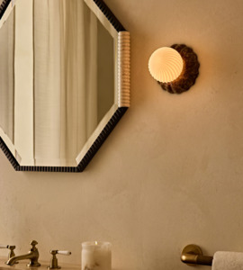 Soho Home Lighting: FLORIA WALL LIGHT | DARK EMPERADOR MARBLE
