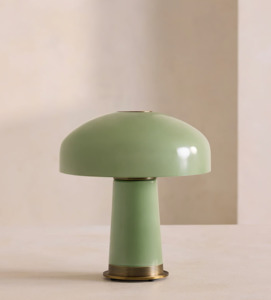 Soho Home Lighting: JANIE PORTABLE LAMP | GREEN