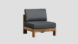 Pauanui Teak Outdoor Sofa Range: PAUANUI TEAK CENTRE SECTION