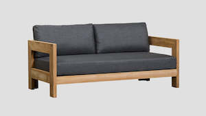 Pauanui Teak Outdoor Sofa Range: PAUANUI TEAK DOUBLE SOFA