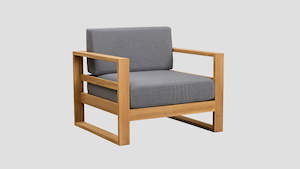 Tasman Teak Outdoor Sofa Range: TASMAN TEAK SINGLE SOFA