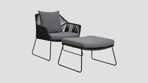 WANAKA CHAIR AND OTTOMAN