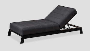 Lounger Range: PIHA LOUNGER - BLACK
