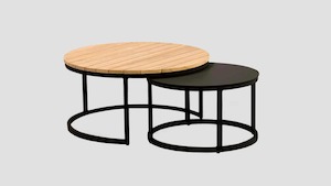 NESTING ROUND COFFEE TABLE