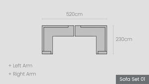 Bluff Sofa Set 01