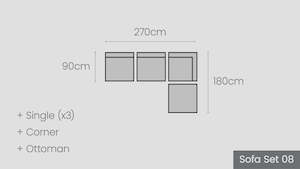 Hahei Sofa Set 08