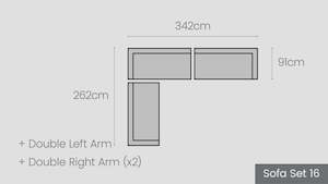 Hamilton Modular Options: Hamilton Sofa Set 16
