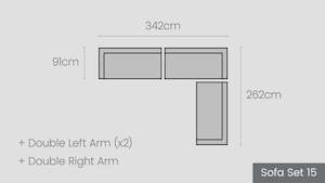 Hamilton Modular Options: Hamilton Sofa Set 15