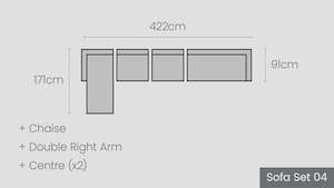 Hamilton Modular Options: Hamilton Sofa Set 04