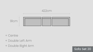 Hamilton Modular Options: Hamilton Sofa Set 20