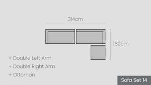 Matakana Modular Options: Matakana Sofa Set 14