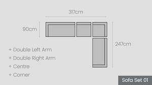 Matakana Sofa Set 01