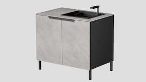 Outdoor Kitchens: Q-BOO KITCHEN CABINET 100 SINK