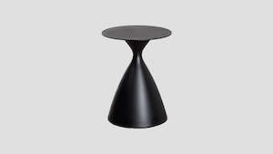 Side Tables: HOURGLASS ALUMINIUM SIDE TABLE
